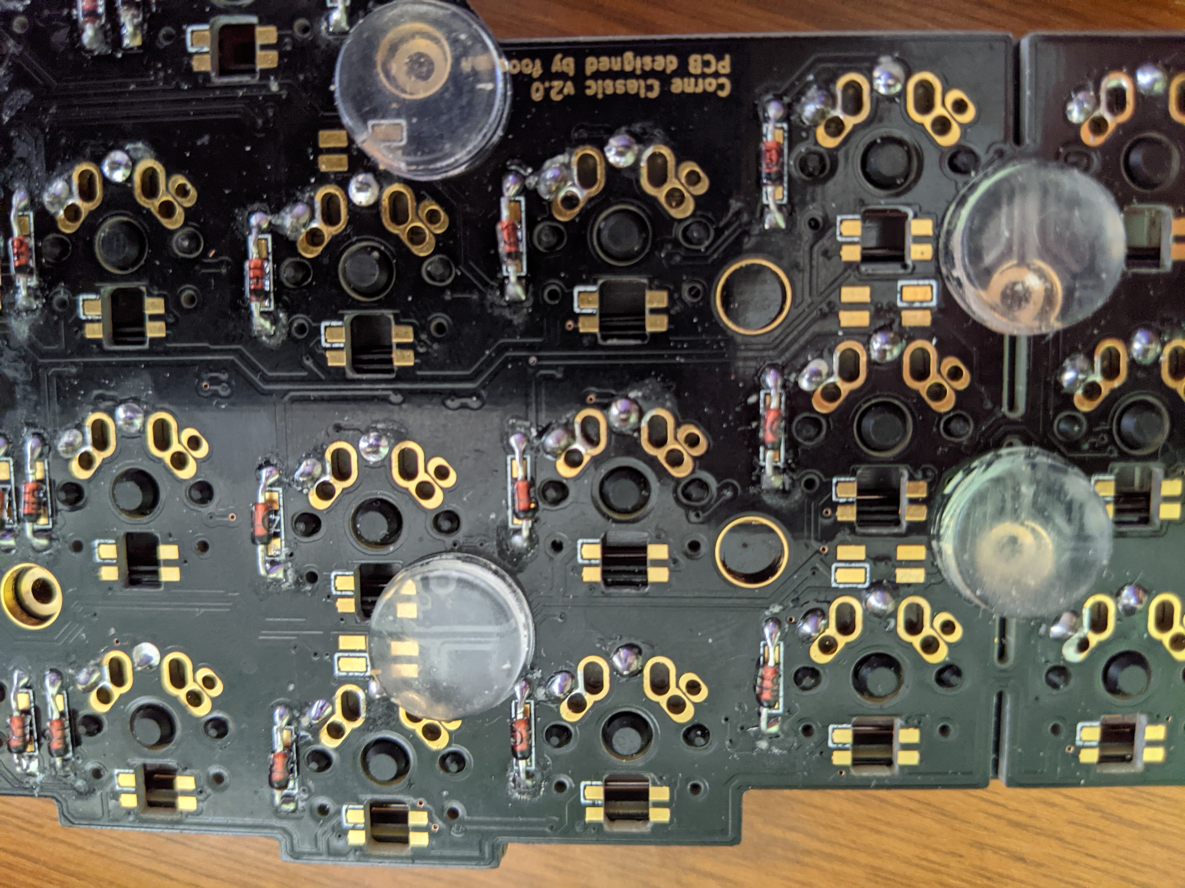Corne keyboard PCB