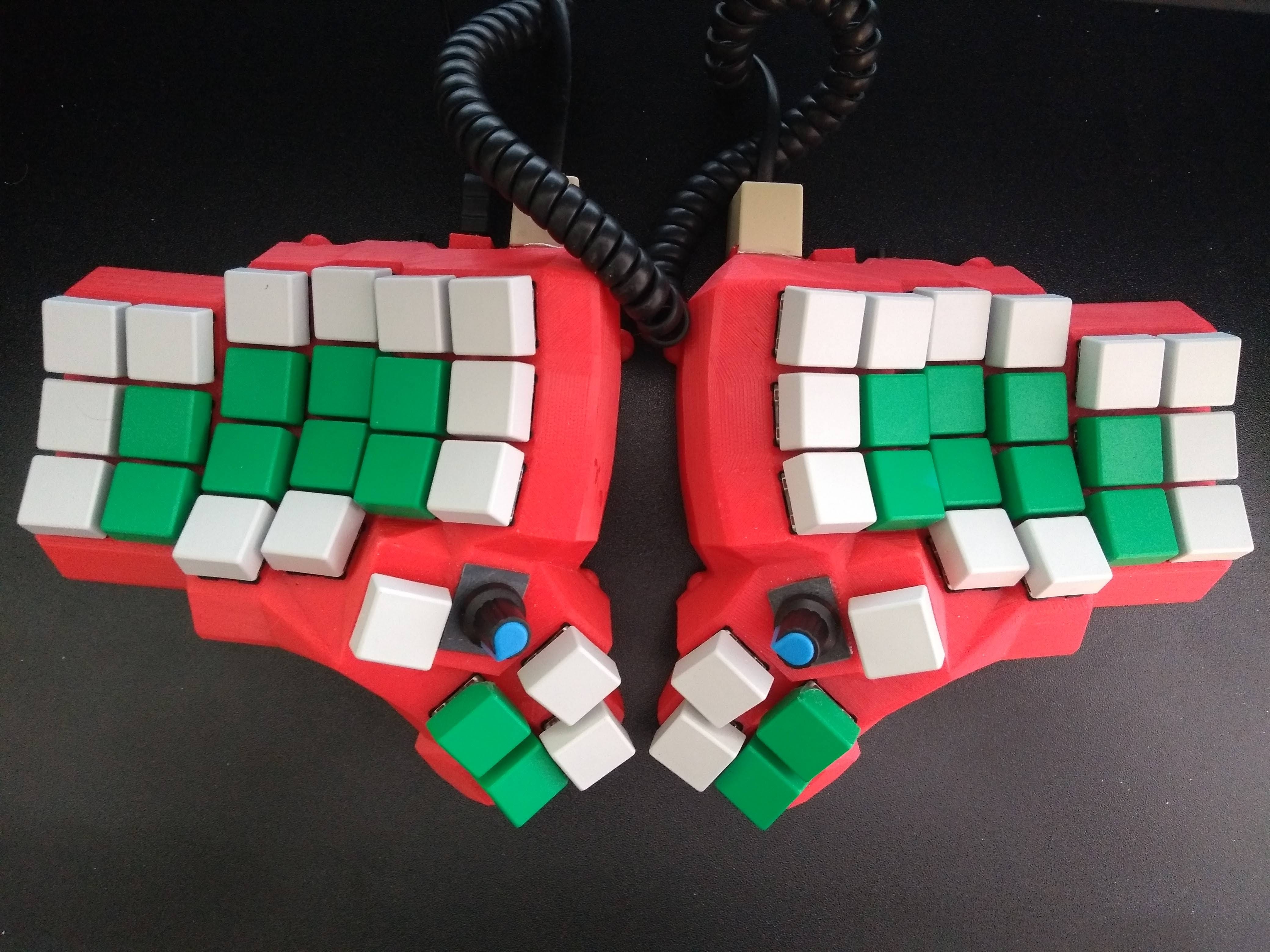Dactyl Manuform Keyboard Build