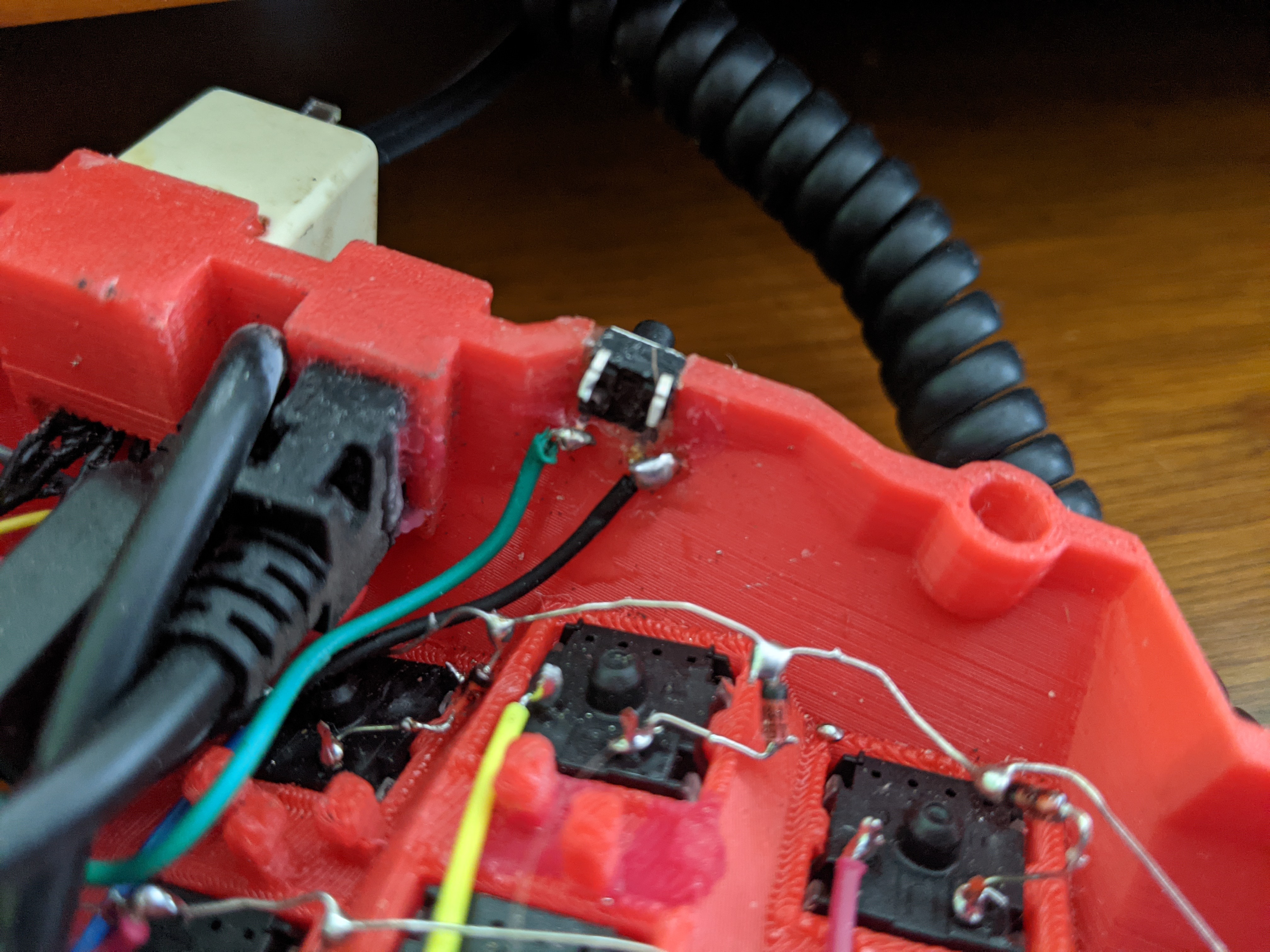 Reset button on Dactyl Manuform