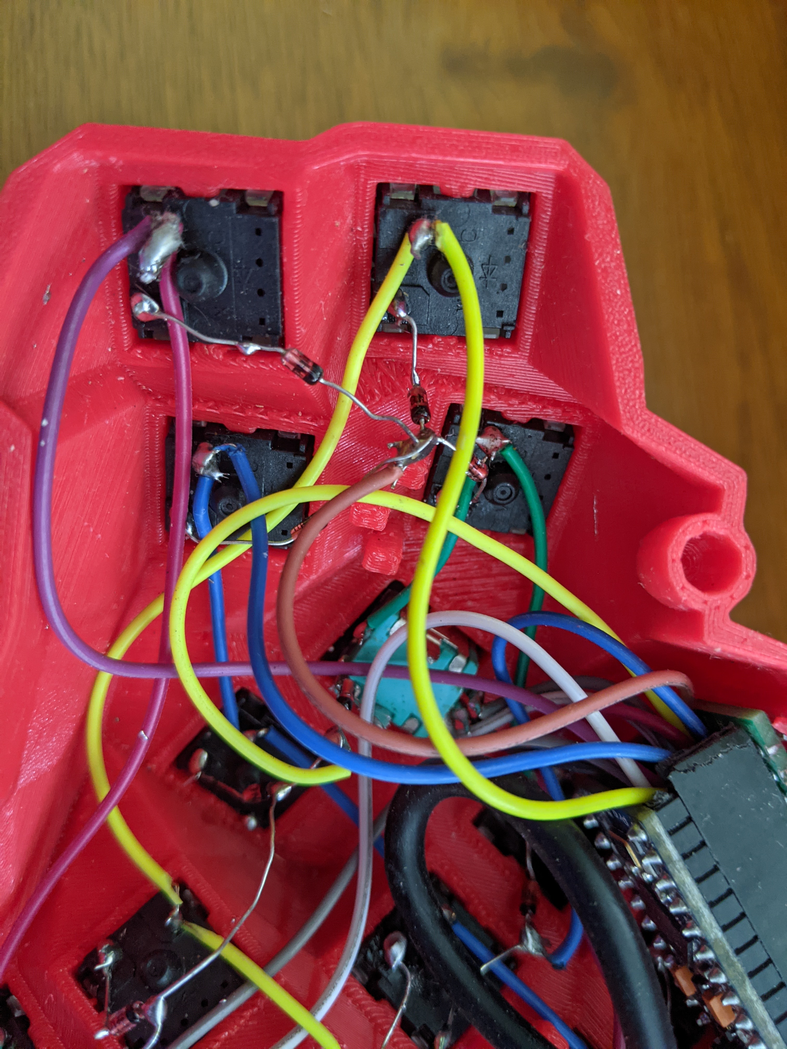 Dactyl Manuform thumb cluster