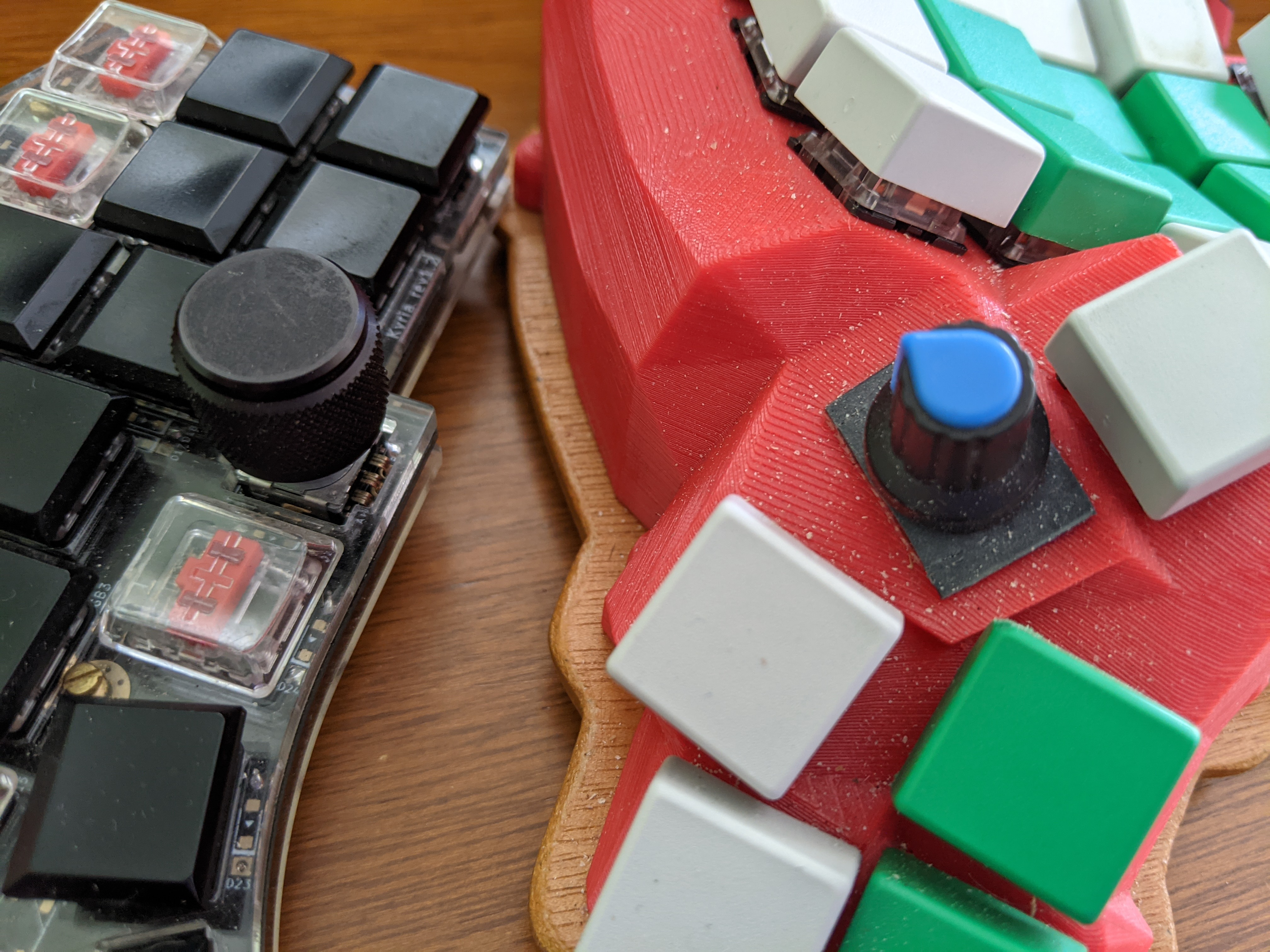 Rotary encoder buttons